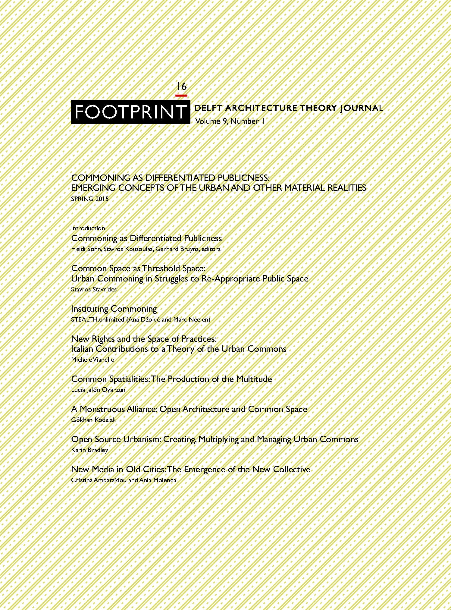 Footprint 16 cover